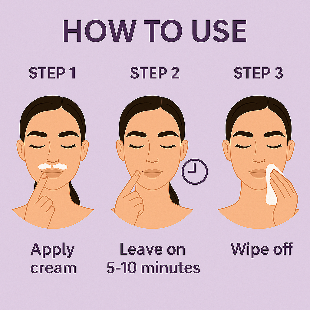 ClearSkin™ Facial Hair Removal Cream